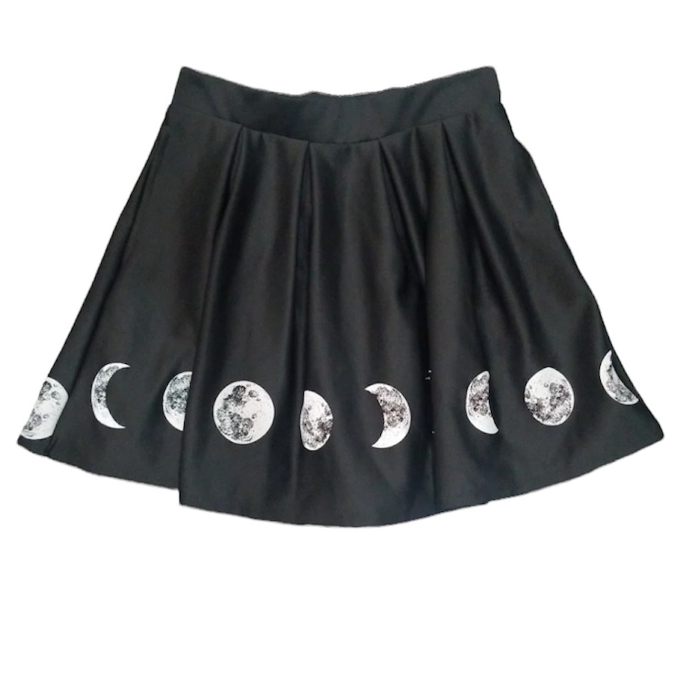 MOON PHASE BORDER SKIRT